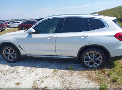 Lot #2995284589 2021 BMW X3 XDRIVE30I