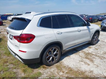 Lot #2995284589 2021 BMW X3 XDRIVE30I