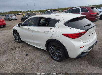 Lot #2995284571 2018 INFINITI QX30 SPORT