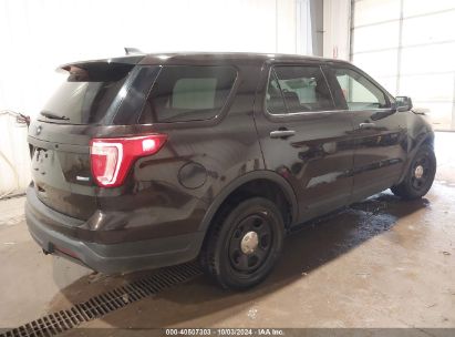 Lot #3053064619 2018 FORD POLICE INTERCEPTOR UTILITY