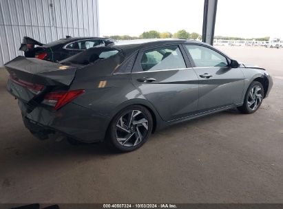 Lot #2989127367 2024 HYUNDAI ELANTRA SEL