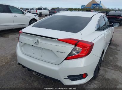 Lot #2995284547 2020 HONDA CIVIC SPORT