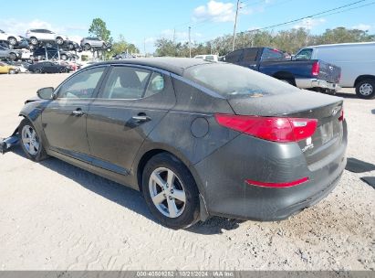 Lot #2995300600 2015 KIA OPTIMA LX