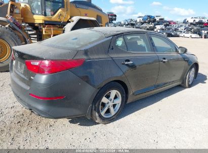 Lot #2995300600 2015 KIA OPTIMA LX