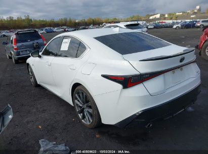 Lot #2995300576 2022 LEXUS IS 350 F SPORT