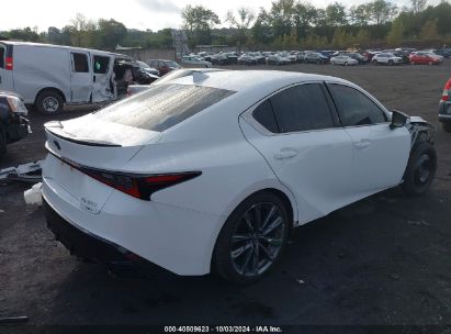 Lot #2995300576 2022 LEXUS IS 350 F SPORT