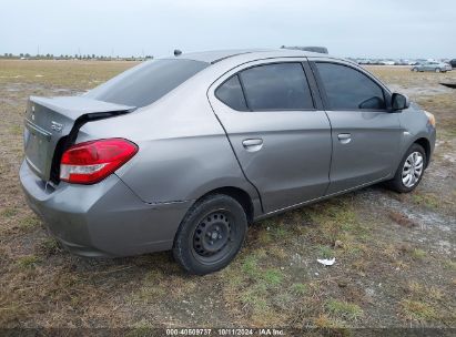 Lot #3052077151 2018 MITSUBISHI MIRAGE G4 ES