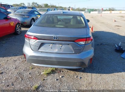 Lot #2990354280 2021 TOYOTA COROLLA HYBRID LE