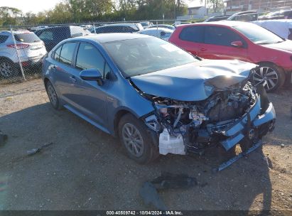 Lot #2990354280 2021 TOYOTA COROLLA HYBRID LE