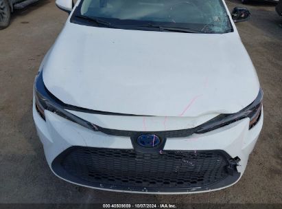 Lot #2995300567 2020 TOYOTA COROLLA HYBRID LE