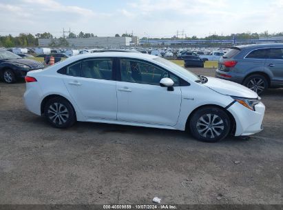 Lot #2995300567 2020 TOYOTA COROLLA HYBRID LE