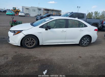 Lot #2995300567 2020 TOYOTA COROLLA HYBRID LE