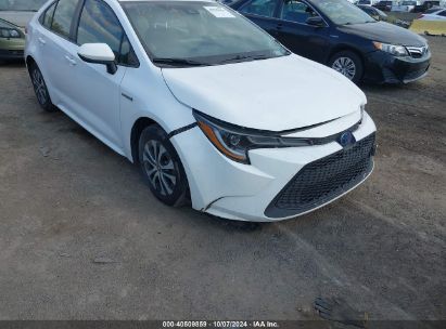 Lot #2995300567 2020 TOYOTA COROLLA HYBRID LE