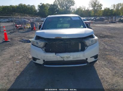 Lot #2992830493 2013 TOYOTA HIGHLANDER BASE V6