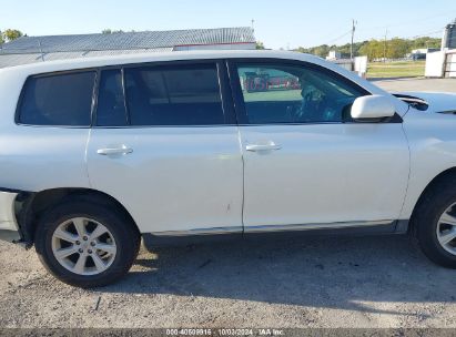 Lot #2992830493 2013 TOYOTA HIGHLANDER BASE V6