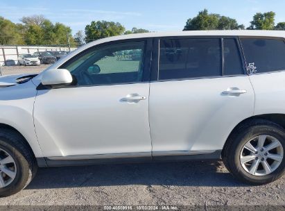 Lot #2992830493 2013 TOYOTA HIGHLANDER BASE V6