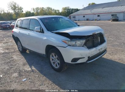 Lot #2992830493 2013 TOYOTA HIGHLANDER BASE V6