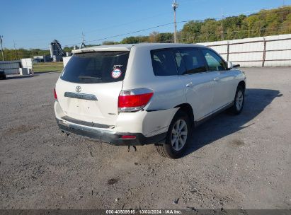 Lot #2992830493 2013 TOYOTA HIGHLANDER BASE V6