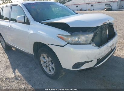 Lot #2992830493 2013 TOYOTA HIGHLANDER BASE V6