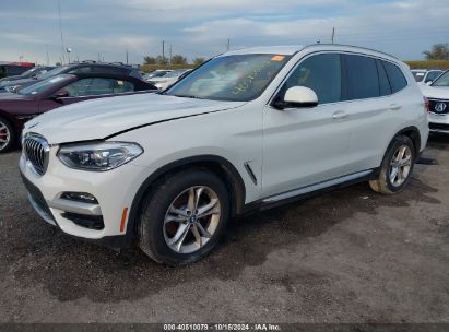 Lot #2995300546 2021 BMW X3 SDRIVE30I