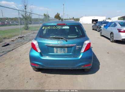 Lot #2995300537 2012 TOYOTA YARIS LE