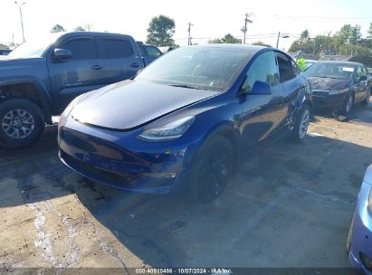 Lot #2992825791 2023 TESLA MODEL Y AWD/LONG RANGE DUAL MOTOR ALL-WHEEL DRIVE