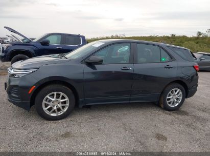 Lot #3035707709 2022 CHEVROLET EQUINOX AWD LS