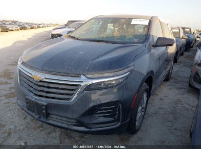 Lot #3035707709 2022 CHEVROLET EQUINOX AWD LS