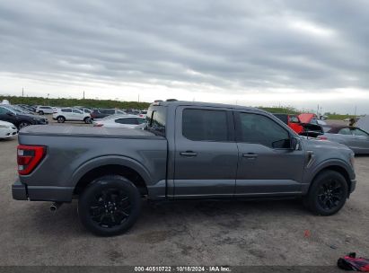 Lot #2992825782 2022 FORD F-150 PLATINUM