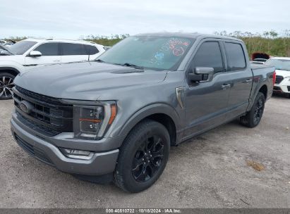 Lot #2992825782 2022 FORD F-150 PLATINUM