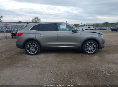 Lot #3052077147 2016 LINCOLN MKX RESERVE