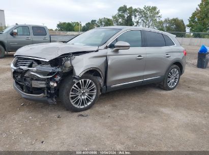 Lot #3052077147 2016 LINCOLN MKX RESERVE