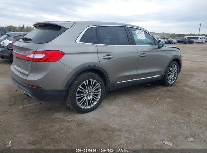 Lot #3052077147 2016 LINCOLN MKX RESERVE