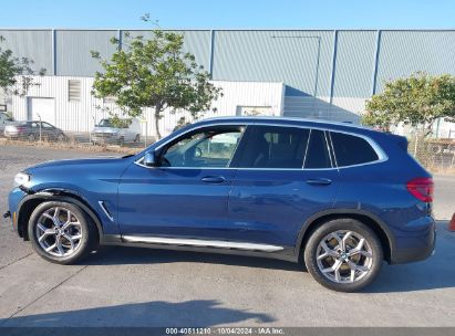 Lot #2992833129 2021 BMW X3 XDRIVE30I