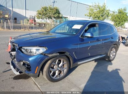 Lot #2992833129 2021 BMW X3 XDRIVE30I