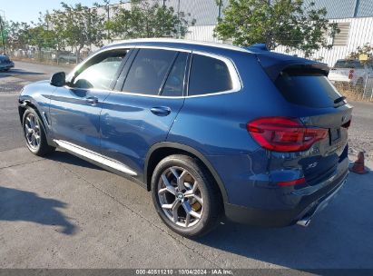 Lot #2992833129 2021 BMW X3 XDRIVE30I