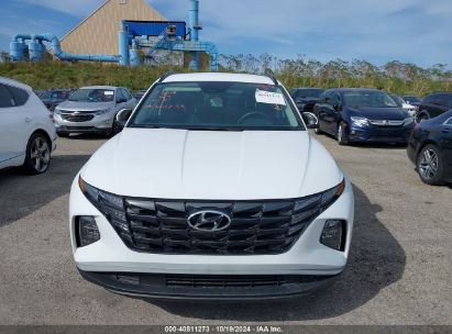 Lot #2992825724 2024 HYUNDAI TUCSON HYBRID BLUE