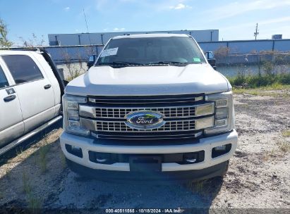 Lot #2992825992 2018 FORD F-350 PLATINUM