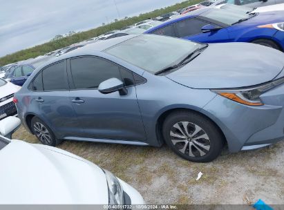 Lot #2992825978 2022 TOYOTA COROLLA HYBRID LE