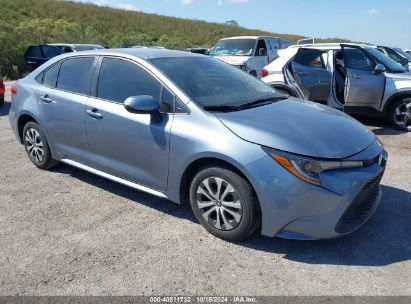 Lot #2992825978 2022 TOYOTA COROLLA HYBRID LE