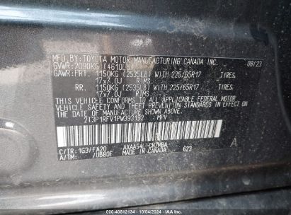 Lot #2996534185 2023 TOYOTA RAV4 XLE