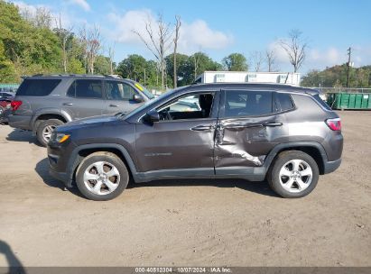 Lot #2995300462 2018 JEEP COMPASS LATITUDE FWD