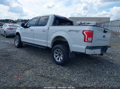 Lot #2985458313 2017 FORD F-150 XLT