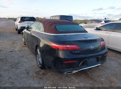 Lot #2987909465 2018 MERCEDES-BENZ E 400