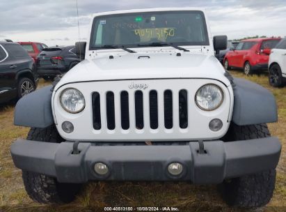 Lot #2992825841 2016 JEEP WRANGLER UNLIMITED SPORT