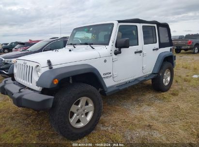 Lot #2992825841 2016 JEEP WRANGLER UNLIMITED SPORT