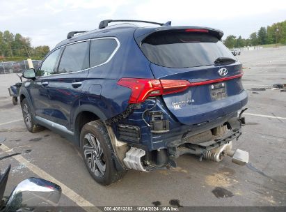 Lot #2989126865 2022 HYUNDAI SANTA FE SEL