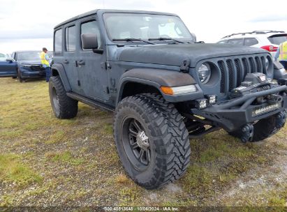 Lot #2992825768 2018 JEEP WRANGLER UNLIMITED SAHARA 4X4