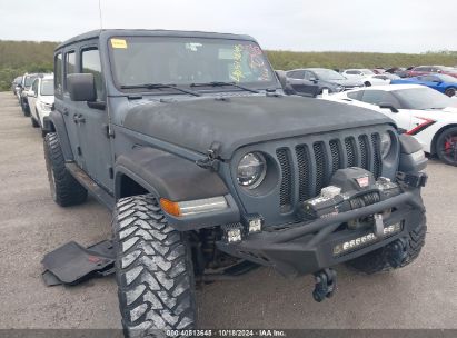 Lot #2992825768 2018 JEEP WRANGLER UNLIMITED SAHARA 4X4