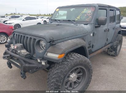 Lot #2992825768 2018 JEEP WRANGLER UNLIMITED SAHARA 4X4